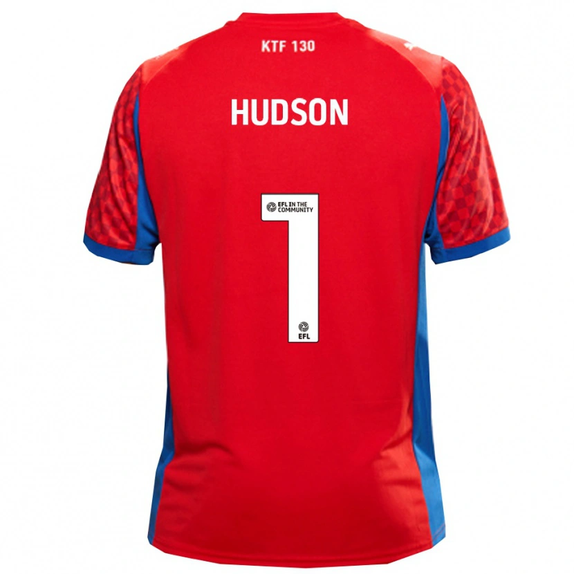Danxen Dames Mathew Hudson #1 Rood Blauw Uitshirt Uittenue 2025/26 T-Shirt België