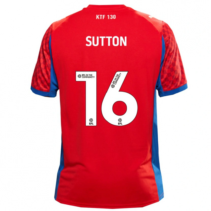 Danxen Dames Will Sutton #16 Rood Blauw Uitshirt Uittenue 2025/26 T-Shirt België