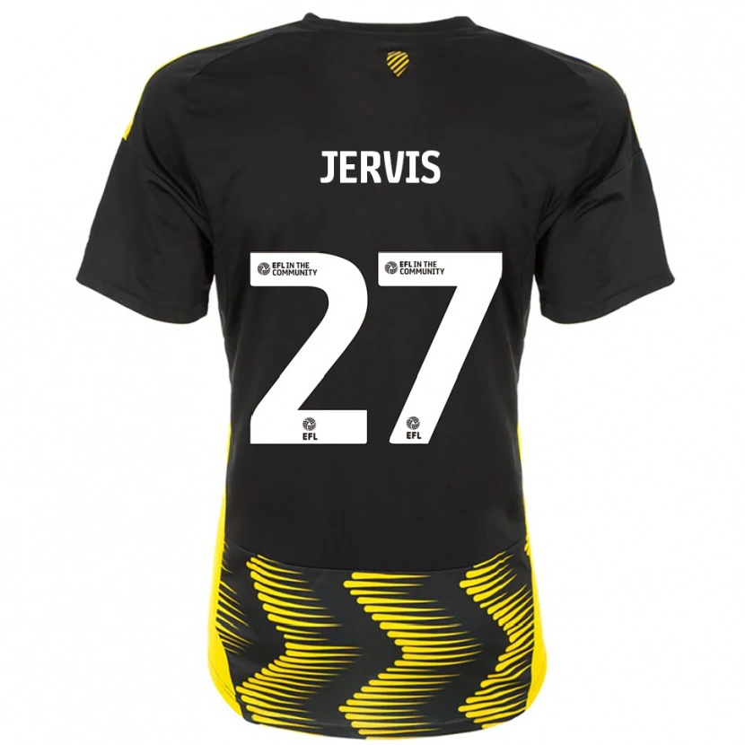 Danxen Dames Lizzie Jervis #27 Zwart Geel Uitshirt Uittenue 2025/26 T-Shirt België