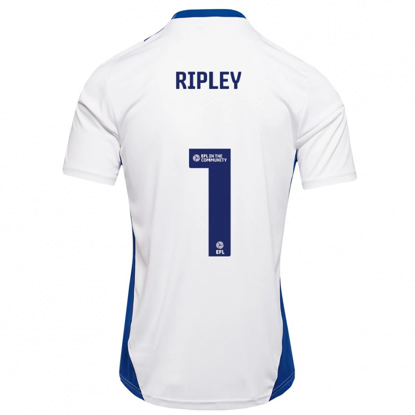 Danxen Dames Connor Ripley #1 Wit Blauw Uitshirt Uittenue 2025/26 T-Shirt België