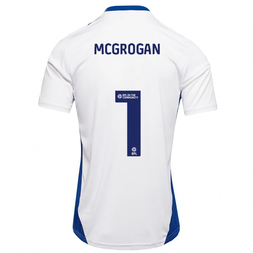 Danxen Dames Emily Mcgrogan #1 Wit Blauw Uitshirt Uittenue 2025/26 T-Shirt België