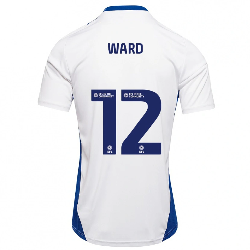 Danxen Dames Lewis Ward #12 Wit Blauw Uitshirt Uittenue 2025/26 T-Shirt België