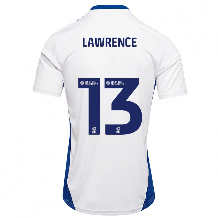 Danxen Dames Charlie Lawrence #13 Wit Blauw Uitshirt Uittenue 2025/26 T-Shirt België