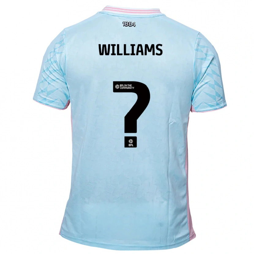 Danxen Dames Laura Williams #0 Hemelsblauw Roze Uitshirt Uittenue 2025/26 T-Shirt België