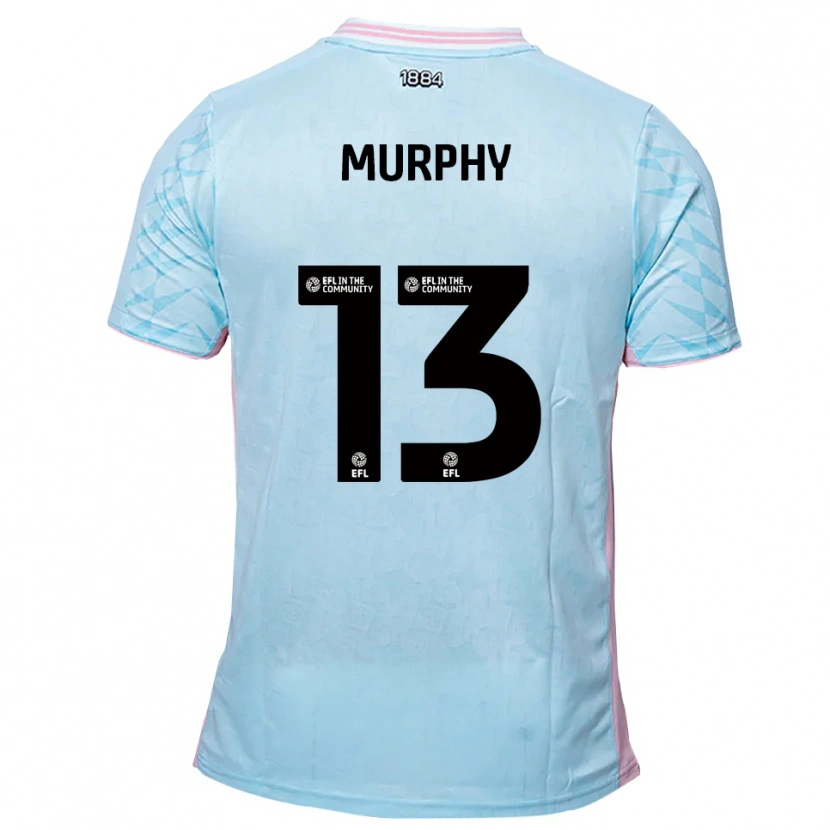 Danxen Dames Joe Murphy #13 Hemelsblauw Roze Uitshirt Uittenue 2025/26 T-Shirt België