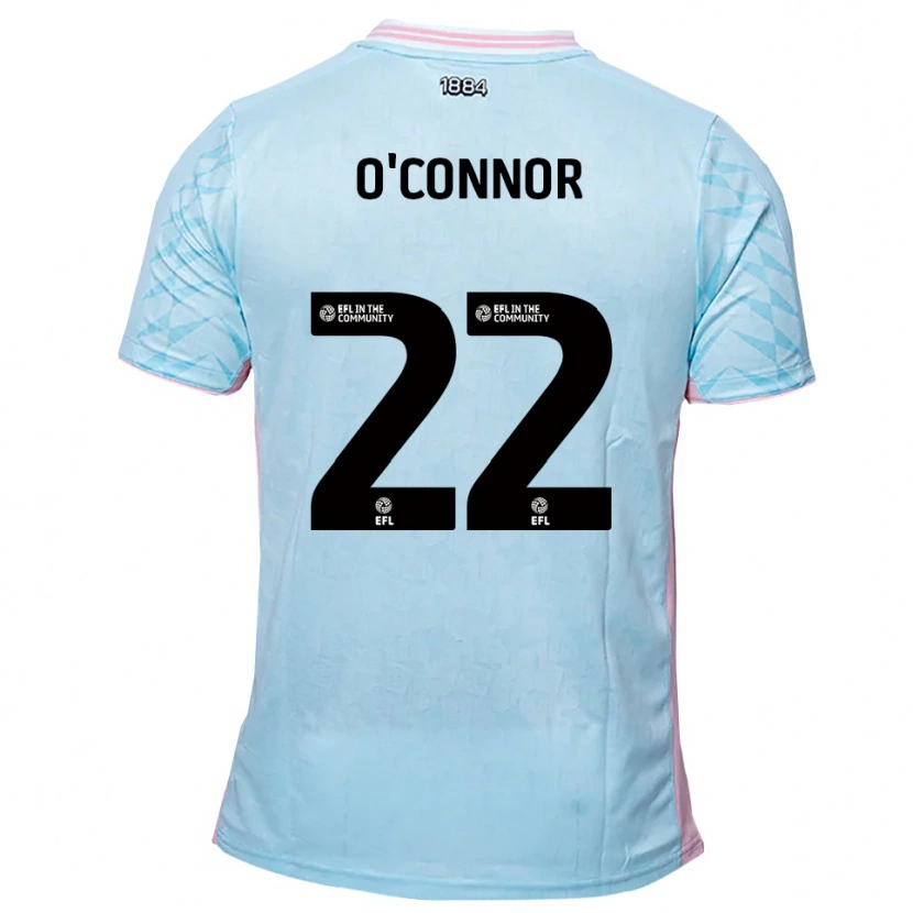 Danxen Dames Lee O'connor #22 Hemelsblauw Roze Uitshirt Uittenue 2025/26 T-Shirt België