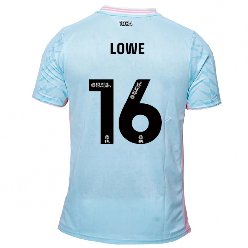 Danxen Dames Jason Lowe #16 Hemelsblauw Roze Uitshirt Uittenue 2025/26 T-Shirt België