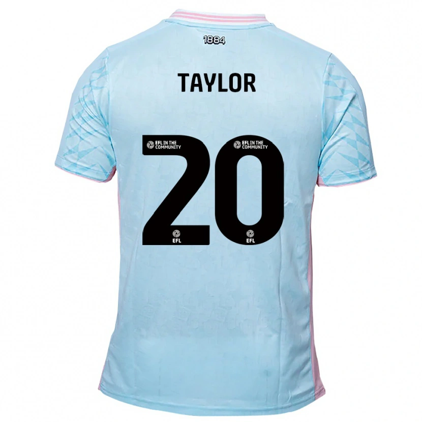 Danxen Dames Sam Taylor #20 Hemelsblauw Roze Uitshirt Uittenue 2025/26 T-Shirt België