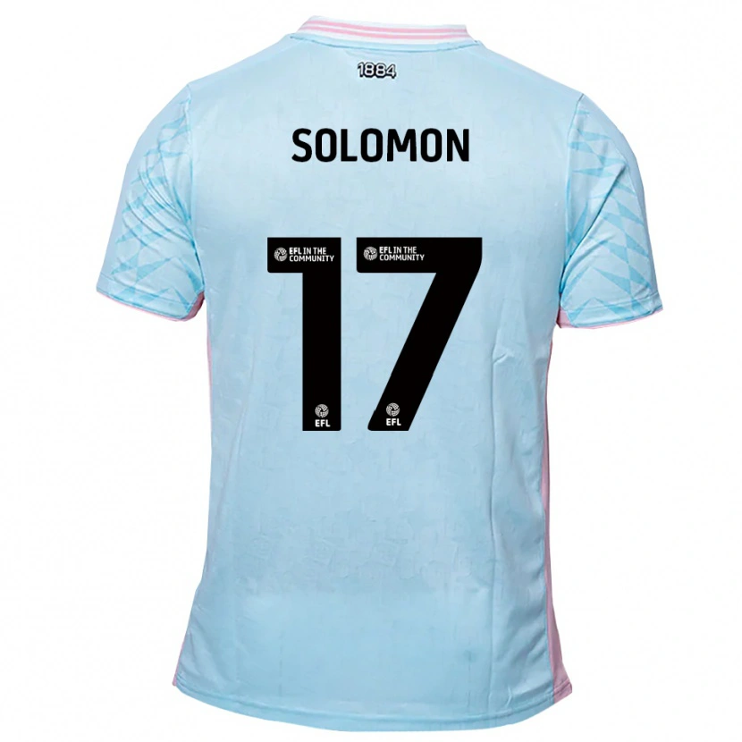 Danxen Dames Sol Solomon #17 Hemelsblauw Roze Uitshirt Uittenue 2025/26 T-Shirt België