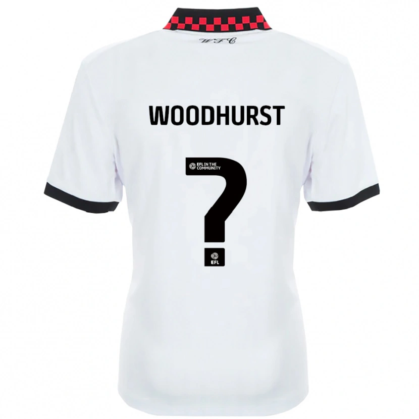 Danxen Dames Gurj Woodhurst #0 Wit Zwart Uitshirt Uittenue 2025/26 T-Shirt België