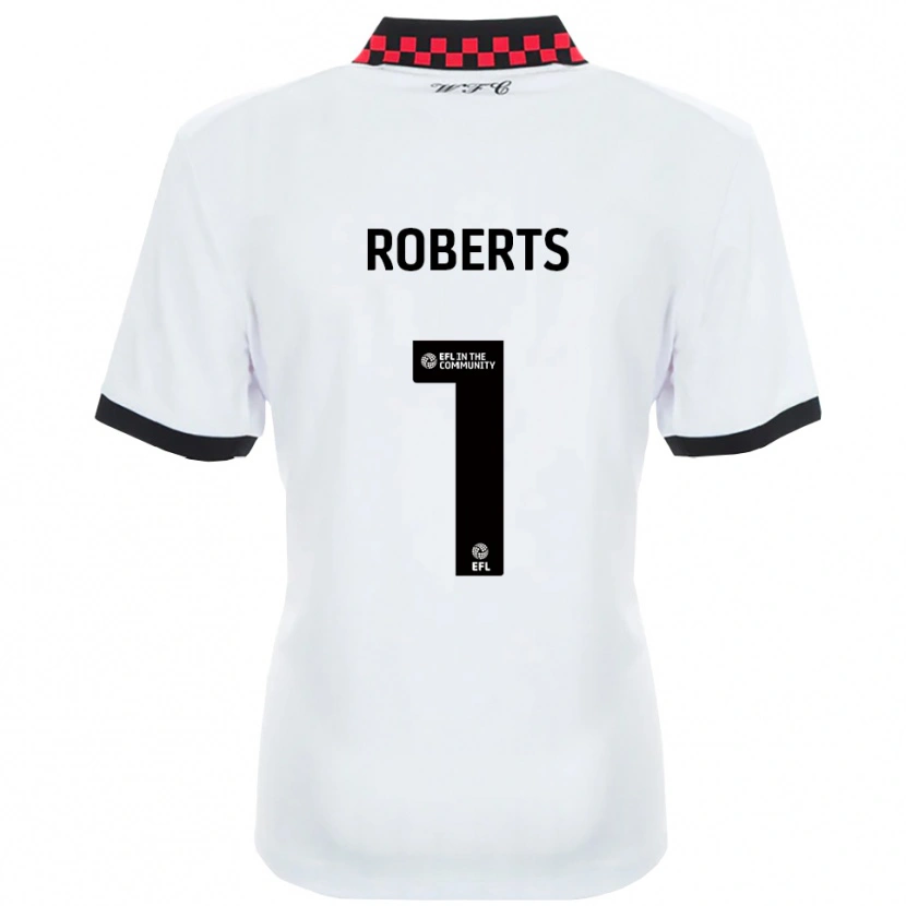 Danxen Dames Myles Roberts #1 Wit Zwart Uitshirt Uittenue 2025/26 T-Shirt België