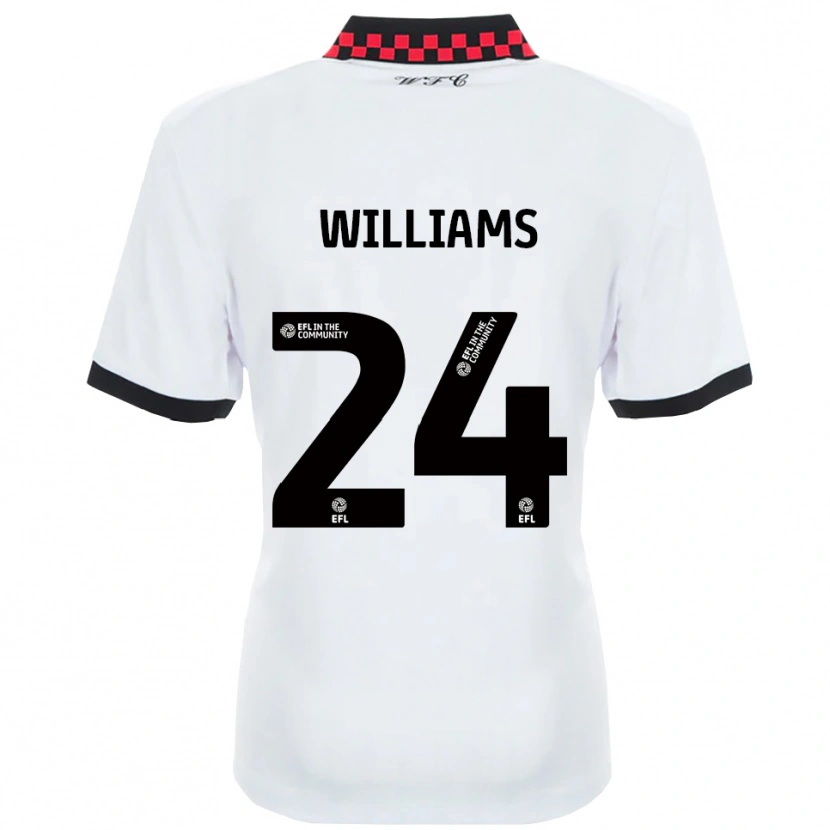 Danxen Dames Harry Williams #24 Wit Zwart Uitshirt Uittenue 2025/26 T-Shirt België