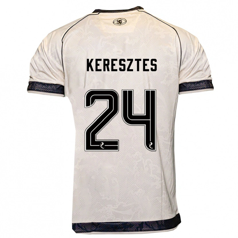 Danxen Dames Krisztián Keresztes #24 Wit Zwart Uitshirt Uittenue 2025/26 T-Shirt België