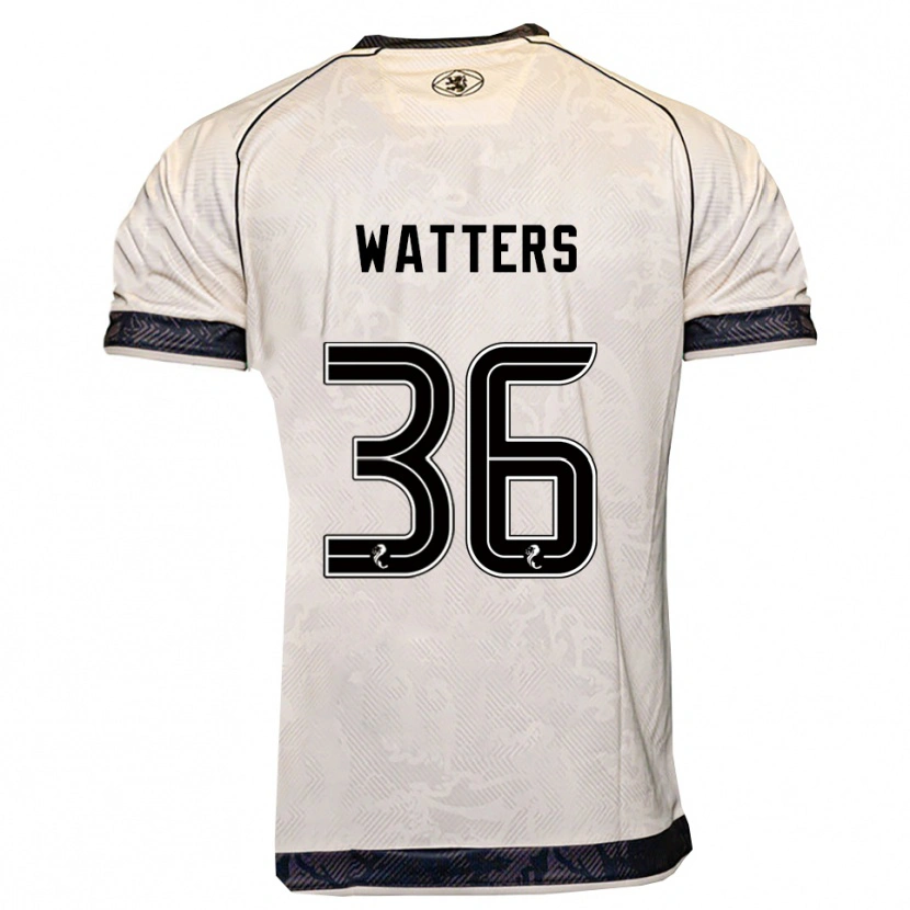 Danxen Dames Max Watters #36 Wit Zwart Uitshirt Uittenue 2025/26 T-Shirt België