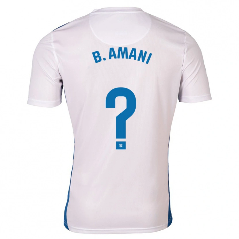 Danxen Kinderen Bernadette Amani Kakounan #0 Wit Blauw Thuisshirt Thuistenue 2025/26 T-Shirt België