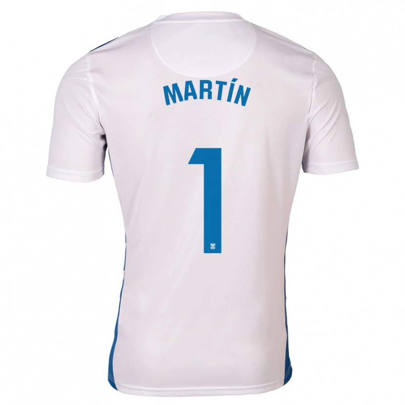 Danxen Kinderen Dani Martín #1 Wit Blauw Thuisshirt Thuistenue 2025/26 T-Shirt België