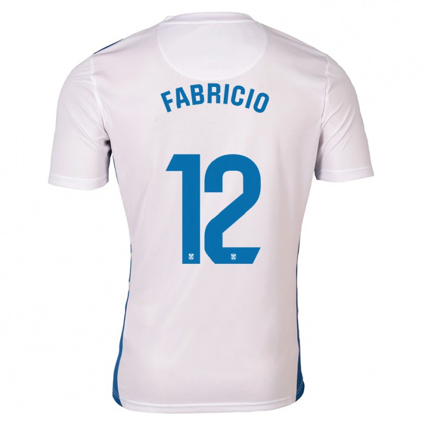 Danxen Kinderen Fabricio #12 Wit Blauw Thuisshirt Thuistenue 2025/26 T-Shirt België