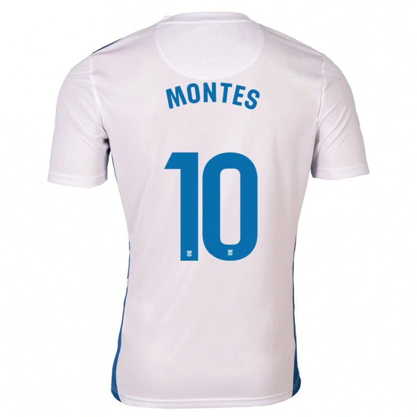 Danxen Kinderen Cris Montes #10 Wit Blauw Thuisshirt Thuistenue 2025/26 T-Shirt België