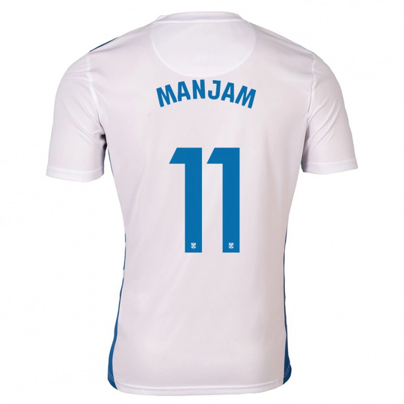 Danxen Kinderen Alassan Manjam #11 Wit Blauw Thuisshirt Thuistenue 2025/26 T-Shirt België