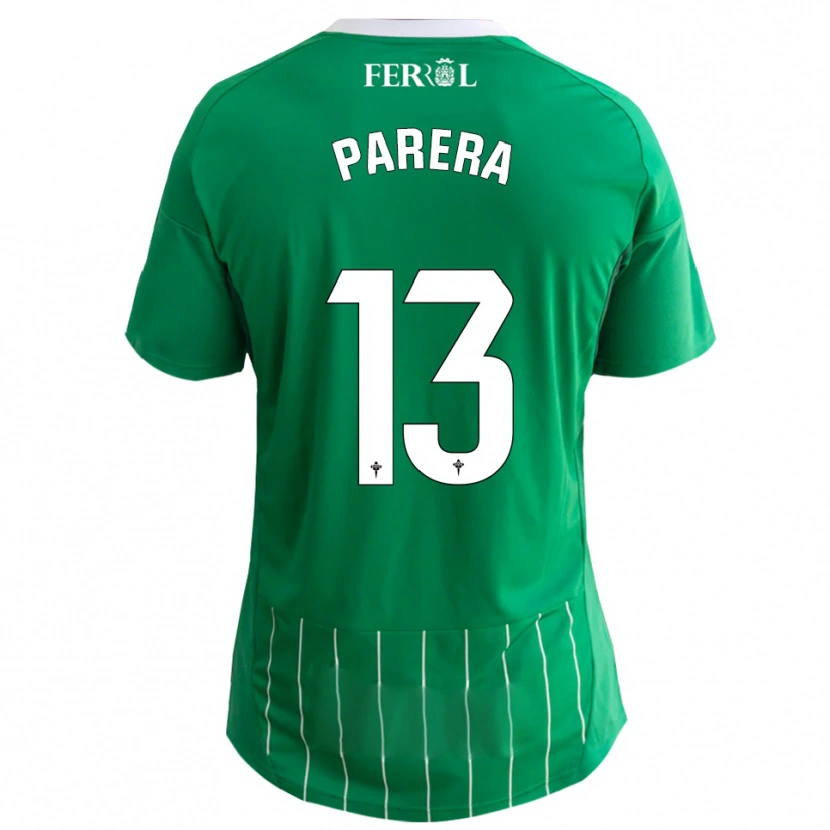 Danxen Kinderen Miquel Parera #13 Groen Wit Thuisshirt Thuistenue 2025/26 T-Shirt België