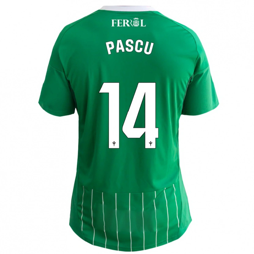 Danxen Kinderen Pascu #14 Groen Wit Thuisshirt Thuistenue 2025/26 T-Shirt België