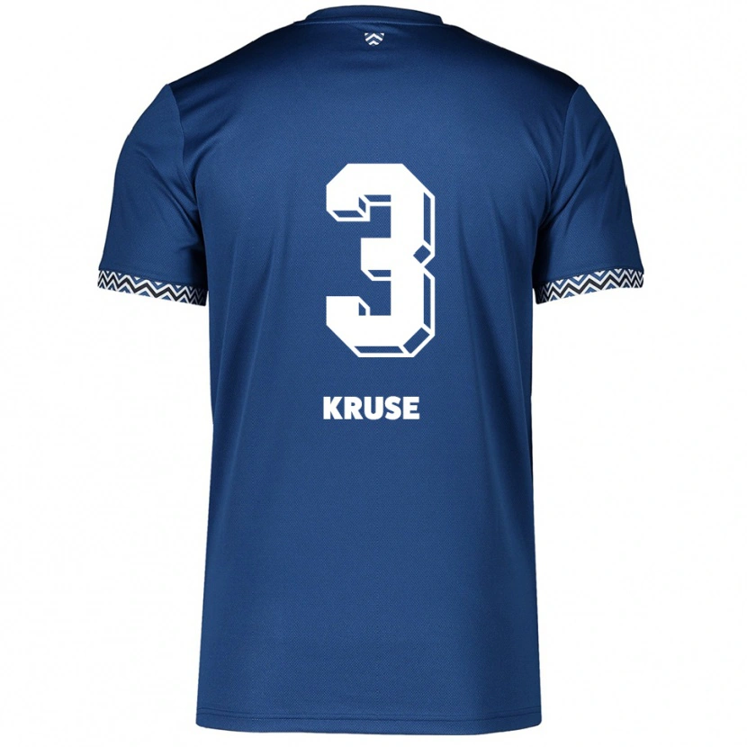 Danxen Kinderen Konrad Kruse #3 Marine Wit Thuisshirt Thuistenue 2025/26 T-Shirt België