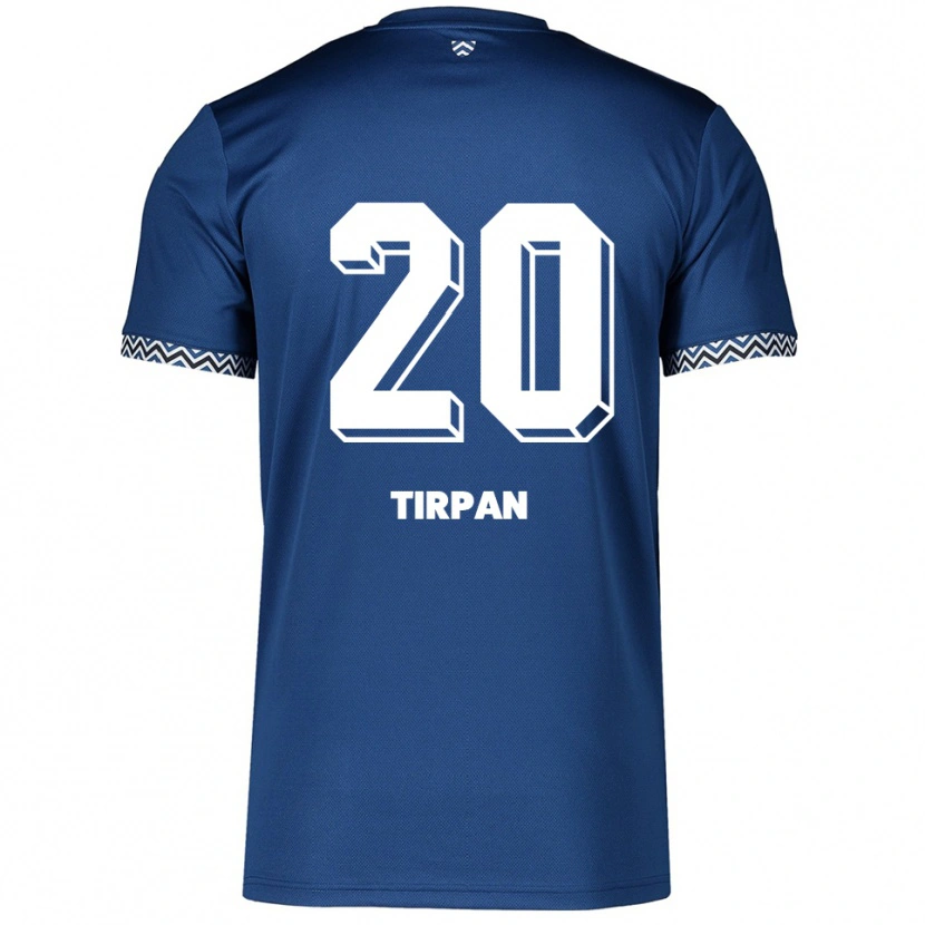 Danxen Kinderen Efe Tirpan #20 Marine Wit Thuisshirt Thuistenue 2025/26 T-Shirt België