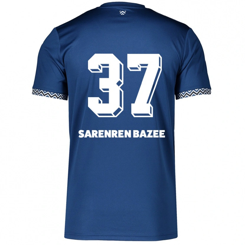 Danxen Kinderen Noah Sarenren Bazee #37 Marine Wit Thuisshirt Thuistenue 2025/26 T-Shirt België