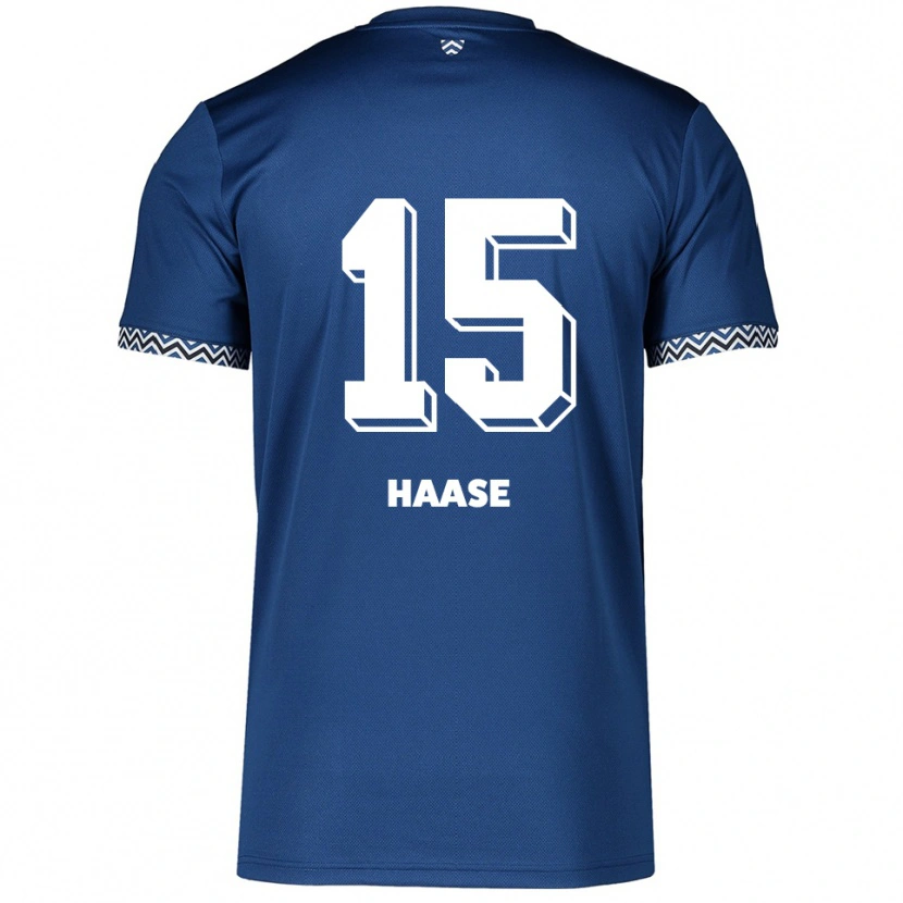 Danxen Kinderen Leo Haase #15 Marine Wit Thuisshirt Thuistenue 2025/26 T-Shirt België