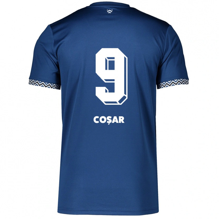 Danxen Kinderen Tanay Coşar #9 Marine Wit Thuisshirt Thuistenue 2025/26 T-Shirt België