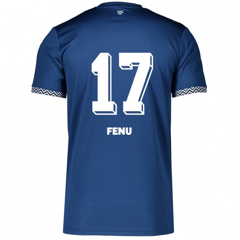 Danxen Kinderen Inci Fenu #17 Marine Wit Thuisshirt Thuistenue 2025/26 T-Shirt België
