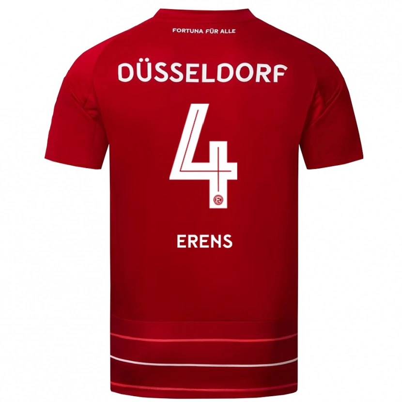 Danxen Kinderen Noah Erens #4 Rood Wit Thuisshirt Thuistenue 2025/26 T-Shirt België