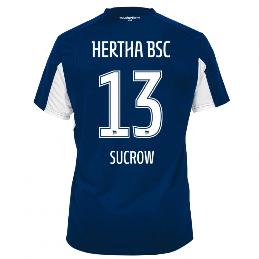 Danxen Kinderen Connor Sucrow #13 Wit Blauw Thuisshirt Thuistenue 2025/26 T-Shirt België