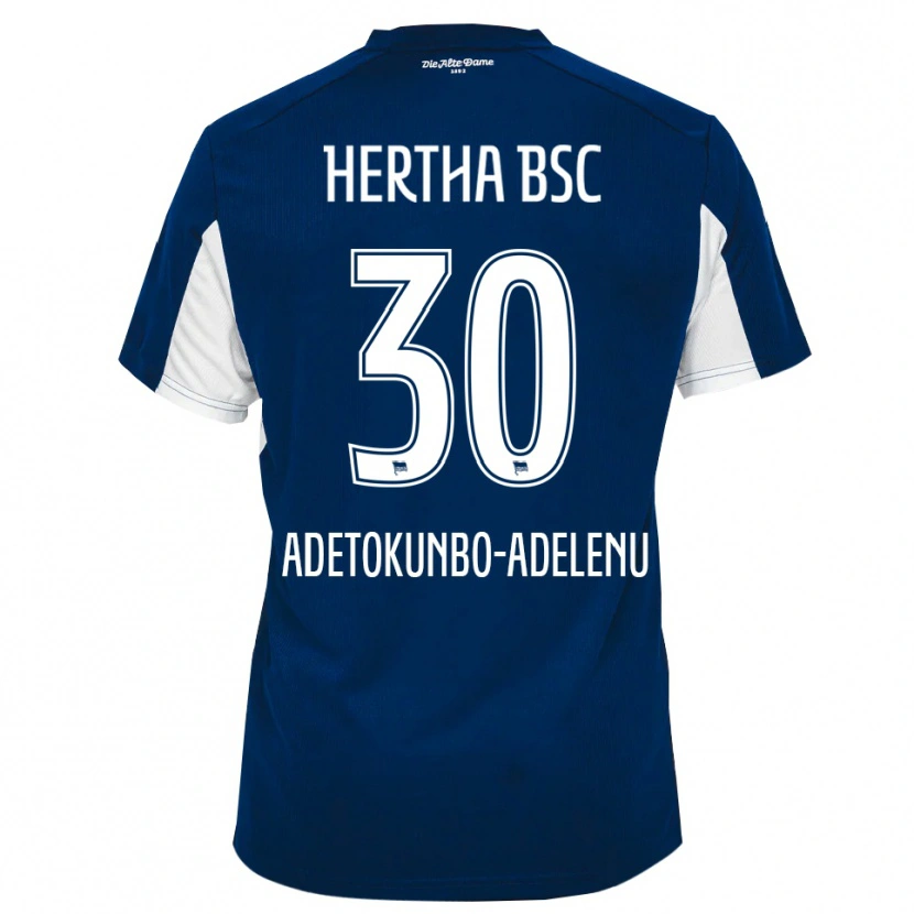 Danxen Kinderen Oluwajimi Adetokunbo-Adelenu #30 Wit Blauw Thuisshirt Thuistenue 2025/26 T-Shirt België