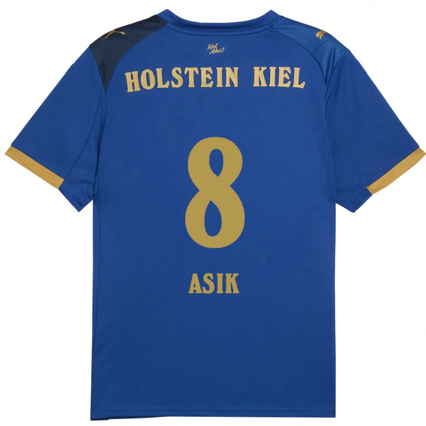 Danxen Kinderen Burak Asik #8 Blauw Goud Thuisshirt Thuistenue 2025/26 T-Shirt België