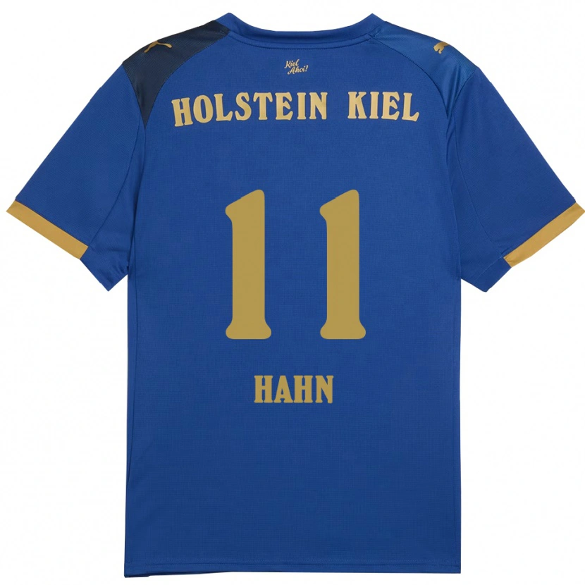 Danxen Kinderen Kevin Hahn #11 Blauw Goud Thuisshirt Thuistenue 2025/26 T-Shirt België