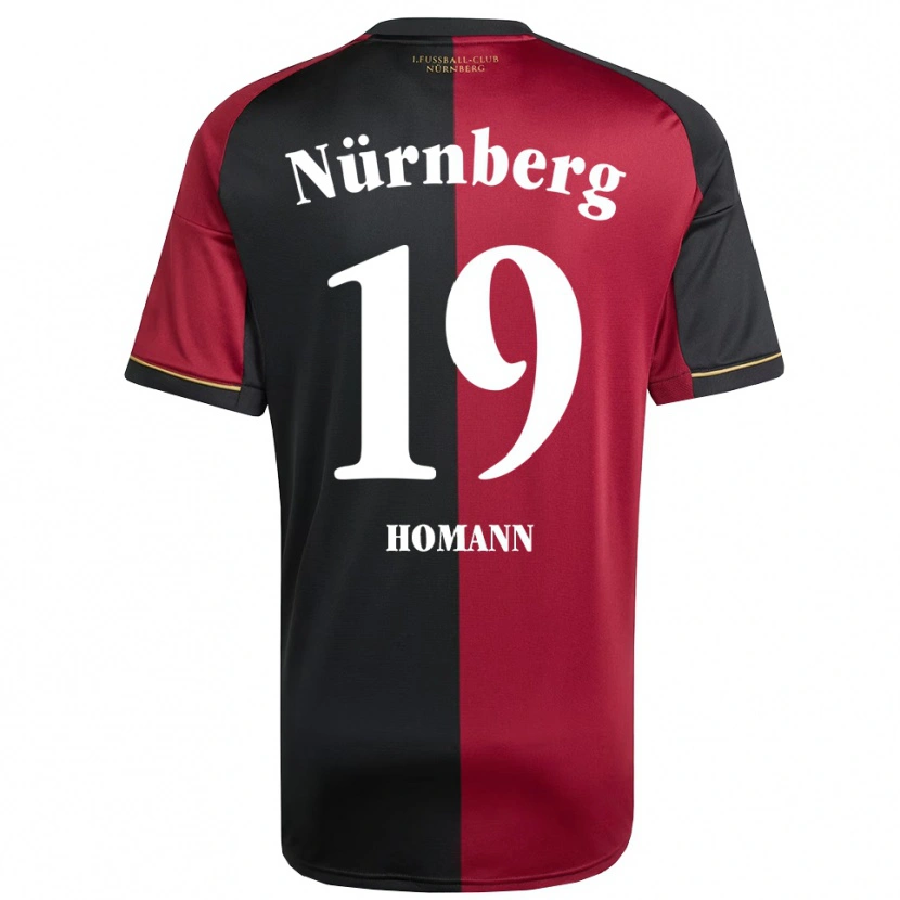 Danxen Kinderen Sanja Homann #19 Bordeauxzwart Thuisshirt Thuistenue 2025/26 T-Shirt België