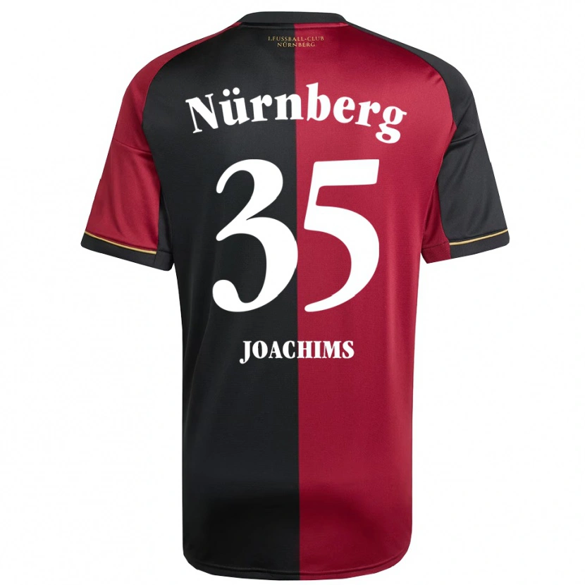 Danxen Kinderen Simon Joachims #35 Bordeauxzwart Thuisshirt Thuistenue 2025/26 T-Shirt België