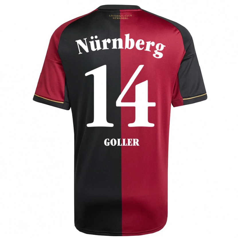 Danxen Kinderen Benjamin Goller #14 Bordeauxzwart Thuisshirt Thuistenue 2025/26 T-Shirt België