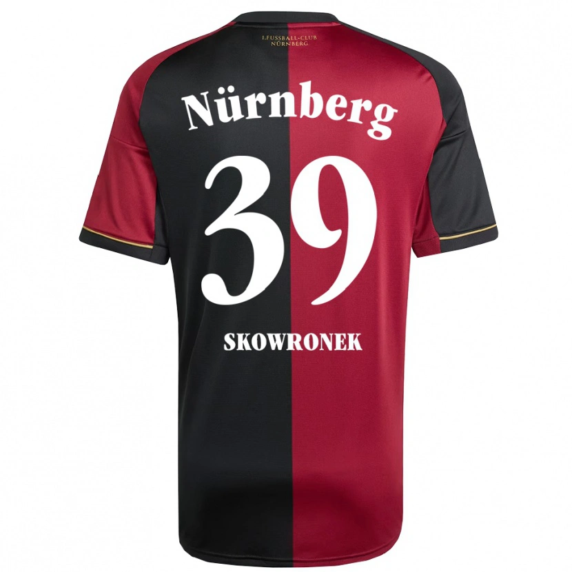 Danxen Kinderen Joel Skowronek #39 Bordeauxzwart Thuisshirt Thuistenue 2025/26 T-Shirt België