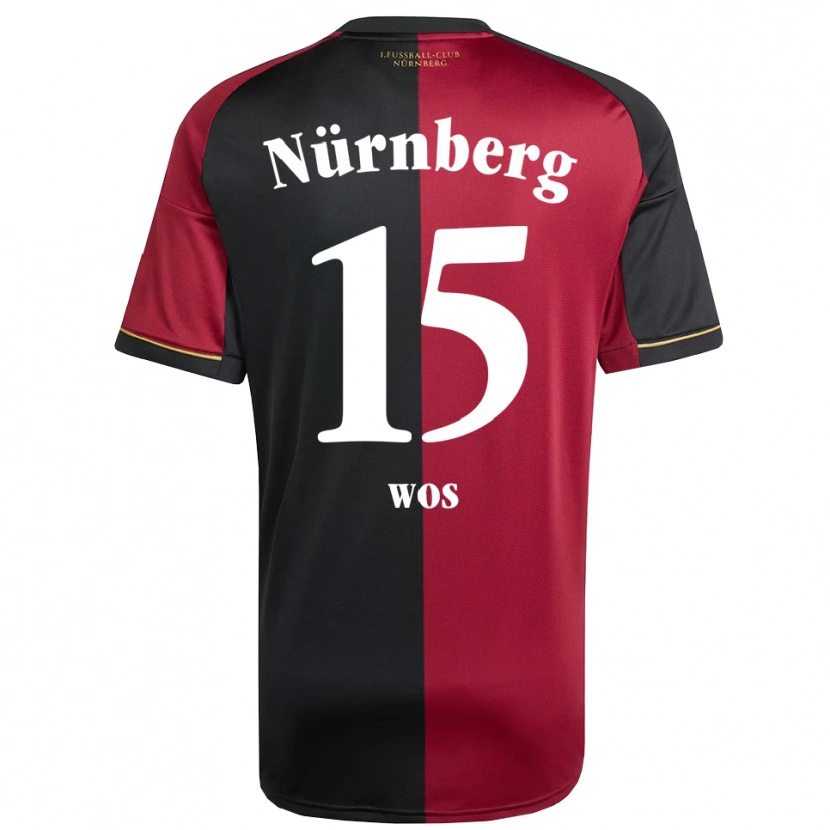 Danxen Kinderen Oliwia Wos #15 Bordeauxzwart Thuisshirt Thuistenue 2025/26 T-Shirt België