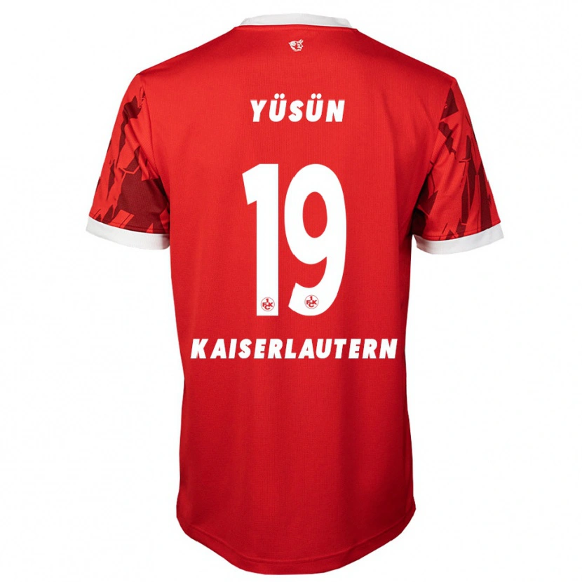 Danxen Kinderen Marvin Yüsün #19 Rood Wit Thuisshirt Thuistenue 2025/26 T-Shirt België