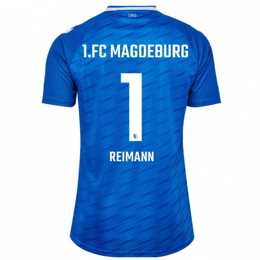 Danxen Kinderen Dominik Reimann #1 Blauw Wit Thuisshirt Thuistenue 2025/26 T-Shirt België