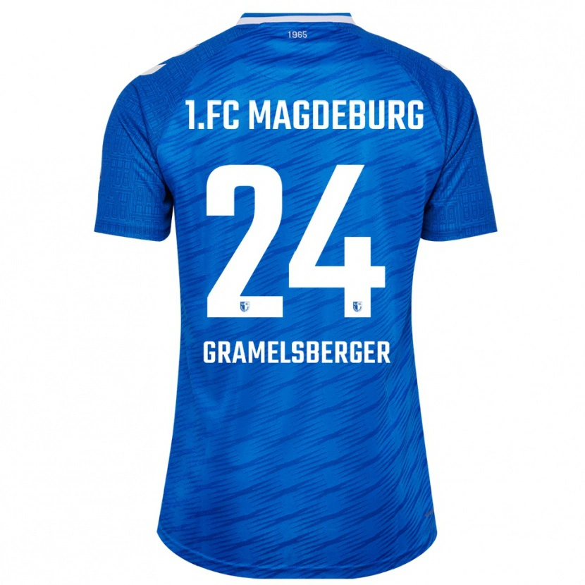 Danxen Kinderen Lennert Gramelsberger #24 Blauw Wit Thuisshirt Thuistenue 2025/26 T-Shirt België