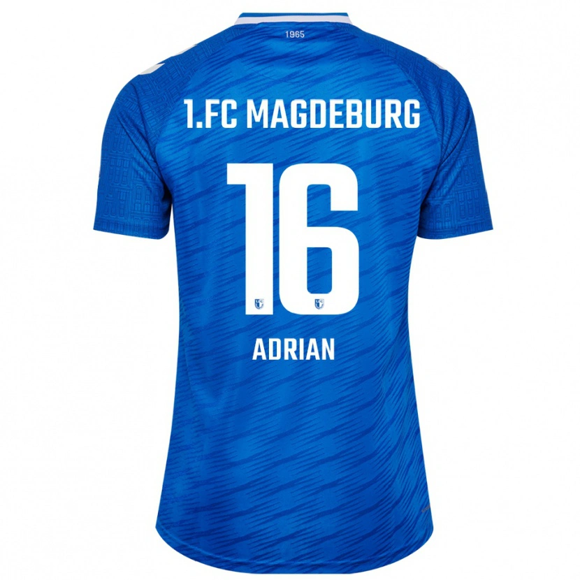Danxen Kinderen Max Adrian #16 Blauw Wit Thuisshirt Thuistenue 2025/26 T-Shirt België