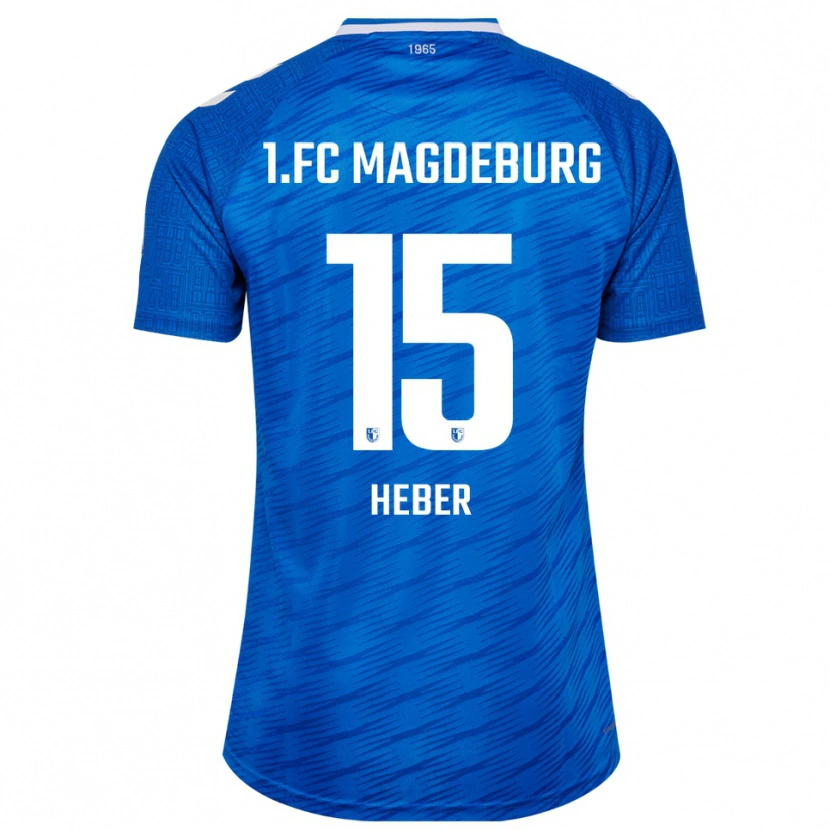 Danxen Kinderen Daniel Heber #15 Blauw Wit Thuisshirt Thuistenue 2025/26 T-Shirt België