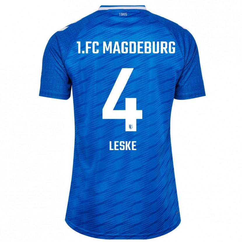 Danxen Kinderen Jona Leske #4 Blauw Wit Thuisshirt Thuistenue 2025/26 T-Shirt België