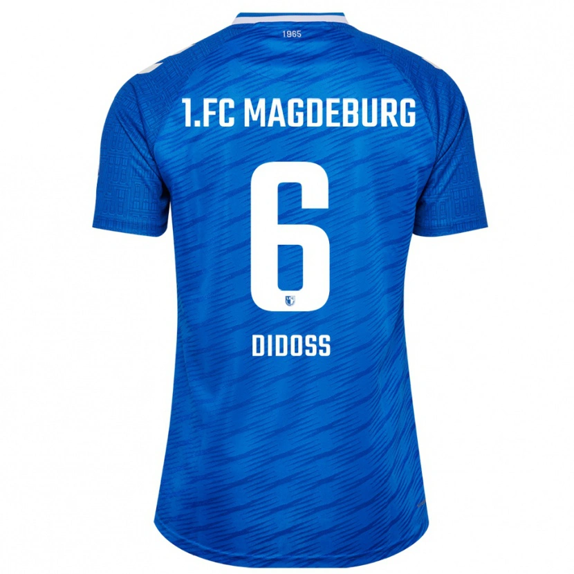 Danxen Kinderen Fadi Didoss #6 Blauw Wit Thuisshirt Thuistenue 2025/26 T-Shirt België