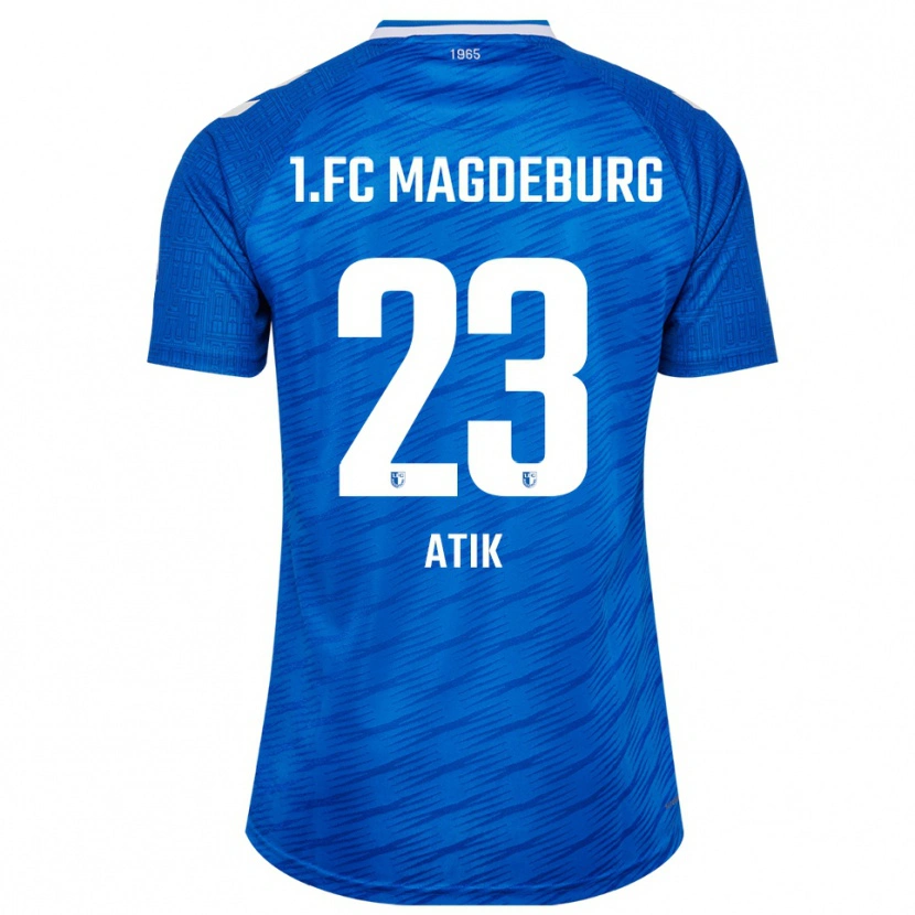 Danxen Kinderen Baris Atik #23 Blauw Wit Thuisshirt Thuistenue 2025/26 T-Shirt België