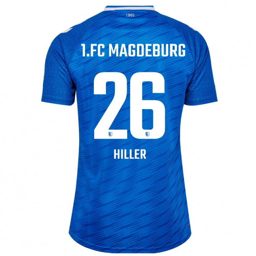 Danxen Kinderen Lenny Hiller #26 Blauw Wit Thuisshirt Thuistenue 2025/26 T-Shirt België